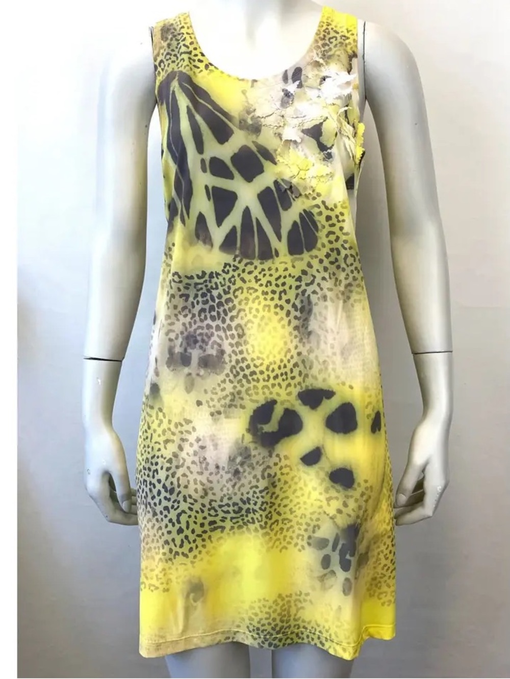 Blumarine  Animal Print tank dress retails $590